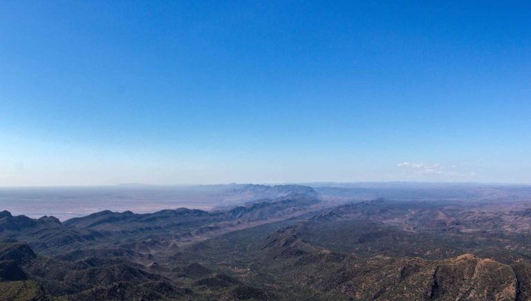 St Mary's Peak one of the Hiking Trails in the Flinders Ranges.
