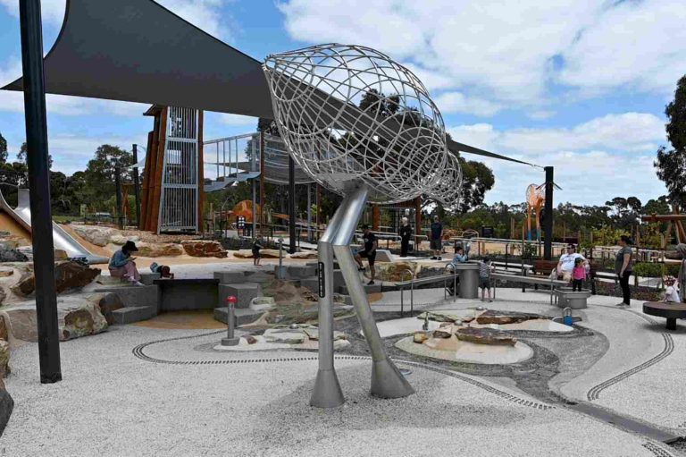 Thorndon Park Playground - Sand and Water Play, Junior Slide