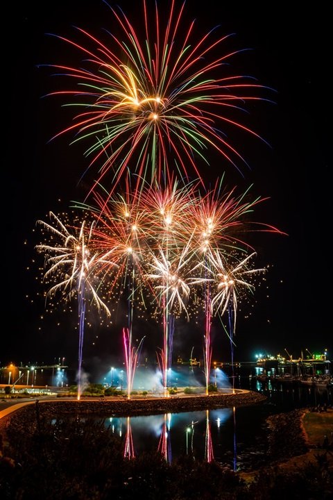 Glenelg Beach New Year's Eve Fireworks